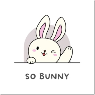 So Bunny Posters and Art